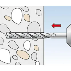 Fischer Dübel DuoPower 6 x 30 S Schraube nicht rostender Stahl A2 4 Stück