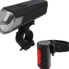Fischer Bikes Fischer Fahrrad Akku LED Beleuchtungsset 80 Lux