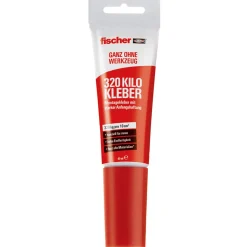 Fischer 320-Kilo Kleber Ganz ohne Werkzeug 80 ml