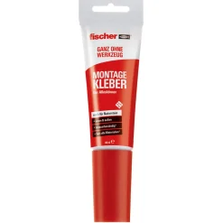 Fischer Montagekleber Ganz ohne Werkzeug