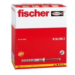 Nageldübel 8 x 100/60 mm Senkkopf 50 Stück*Fischer Clearance