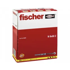 Nageldübel 8 x 60/20 mm Senkkopf 50 Stück^Fischer