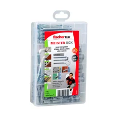 Sortimentsbox UX mit Schrauben und Haken 118-teilig*Fischer Hot
