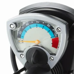 Fuß-Standpumpe mit Manometer und Adapter schwarz^Fischer Bikes