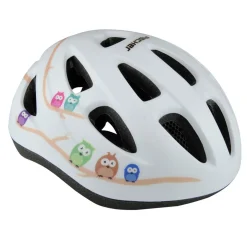 Kinder-Fahrradhelm Eule weiß Größe S/M^Fischer Bikes Best