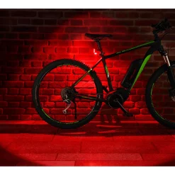LED-Akku-Beleuchtungs-Set 3-teilig*Fischer Bikes New