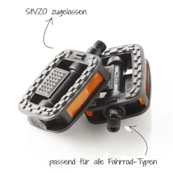 Fischer Bikes Pedale Tour Kunststoff Antirutsch