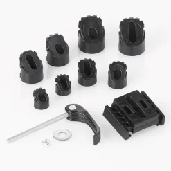 Fischer Bikes Spritzschutz-Set 26-29 cm schwarz