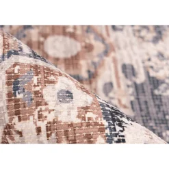 Flachflorteppich „Indiana 100“, grau/braun^ Clearance