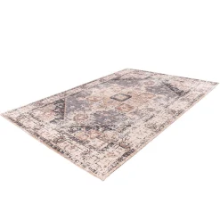 Flachflorteppich „Indiana 100“, grau/braun^ Clearance