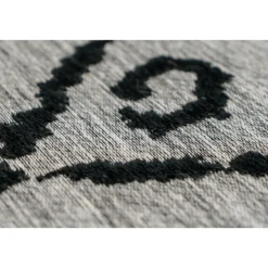 Flachflorteppich „River 110“, grau/schwarz* Hot