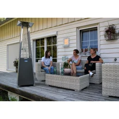 Flammenheizer CHEOPS II weiß^ Clearance