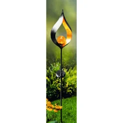 LED-Solar-Dekostick Glowing Eye schwarz/kupfer*Flector Garten Outlet