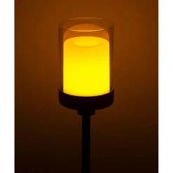 Flector Garten LED-Solar-Dekospieß Nordic schwarz