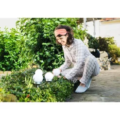 Flector Garten LED-Solar-Kugelleuchte weiß