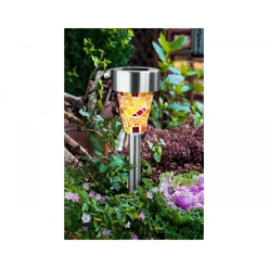 Solarleuchte Mosaikstick bernsteinfarben^Flector Garten New