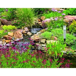 Solar-Wegeleuchte als Erdspieß Edelstahl^Flector Garten Outlet