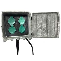 Steckdosenstein Smart Connect BxHxT ca 20 x 20 x 20 cm^Flector Garten Best