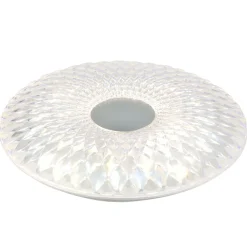 Flector LED-Deckenleuchte Kristall weiß