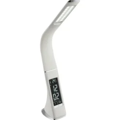 Flector LED-Tischleuchte Flex mit Touchdim und Wecker weiß