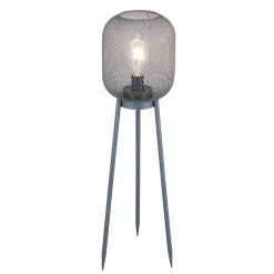 Solar-Laterne Urban Nova 2in1 grau Metall warmweiße LED*Flector Discount