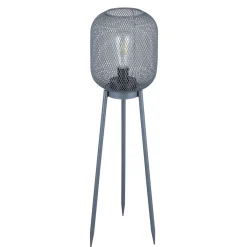 Solar-Laterne Urban Nova 2in1 grau Metall warmweiße LED*Flector Discount