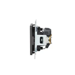 Flector Steckdose mit Kindersicherung anthrazit