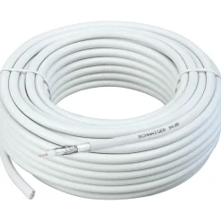 SAT-Koaxialkabel weiß 30 m*Flector Technik Best