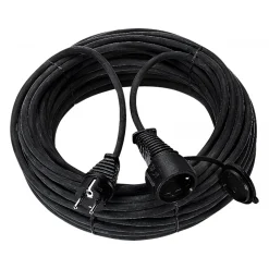 Flector Technik Gummi-Verlängerung schwarz 10 m