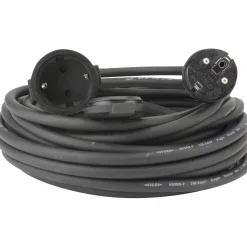 Flector Technik Gummi-Verlängerung schwarz 10 m