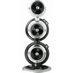 Flector Technik Standventilator Triple schwarz