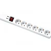 Steckdosenleiste 6-fach mit USB weiß^Flector Technik Best