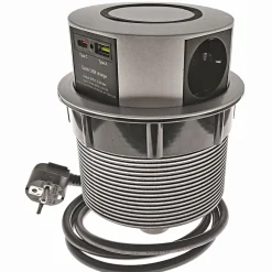 Flector Technik Versenkbare Steckdosenleiste 3- Fach