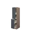Demi-Apothekerschrank „Tiago“, 30x161x60 cm, basaltgrau/San Remo Eiche*Flex-Well Best
