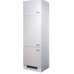 Flex-Well Küchen-Geräteumbauschrank „Wito", 60x200x57,1 cm, weiß