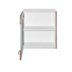 Flex-Well Küchen-Glasoberschrank „Samoa“, 50x54,8x32 cm, Sonoma Eicheoptik