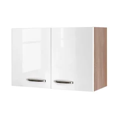 Küchenoberschrank „Valero“, 80x54,8x32 cm, weiß/Sonoma Eiche^Flex-Well Sale