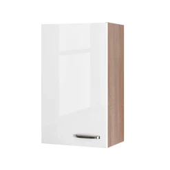 Küchenoberschrank „Valero“, 50x89x32 cm, weiß/Sonoma Eiche^Flex-Well Best