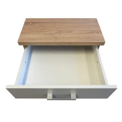 Flex-Well Küchenunterschrank „Samoa“, 50x85x60 cm, weiß/Sonoma Eiche