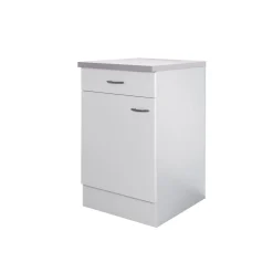 Küchenunterschrank „Wito“, 50x85x60 cm, weiß*Flex-Well Hot