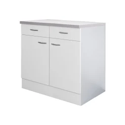 Küchenunterschrank „Wito“, 80x85x60 cm, weiß^Flex-Well Sale