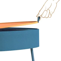 Fontastic Drahtloser Lautsprecher Mesu im Tisch Design blau