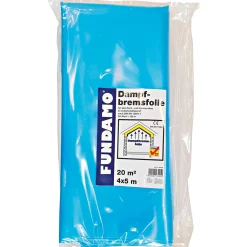 Fundamo Dampfbremsfolie 4 x 5 m blau ca 200µm Norm GKV