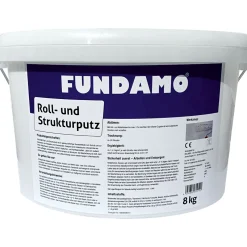 Roll- und Strukturputz 8 kg*Fundamo Discount