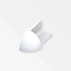 Viertelkreis-Außeneck 6 mm weiß 4 Stück^Fundamo Best