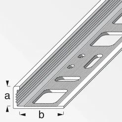 Fundamo Winkelprofil 8 mm blank