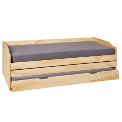 Inter Link Funktionscouch „Lotar“, 3 in 1, natur, 90x200 cm