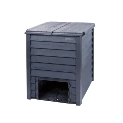 Garantia Komposter Thermo Wood mit Bodengitter anthrazit