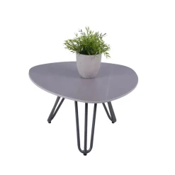 Garden Pleasure Tisch EMILIA Aluminium, gesinterter Stein, grau