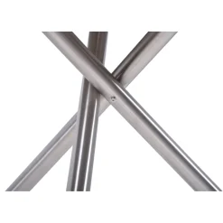 Garden Pleasure Tisch SIENNA rund Edelstahl / Kunststoff HPL, grau* New